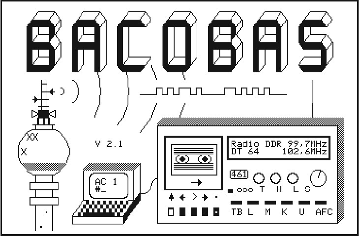 Startbildschirm von BasiCode auf dem DDR-Selbstbau-Computer AC1 (c) Frank Heyder